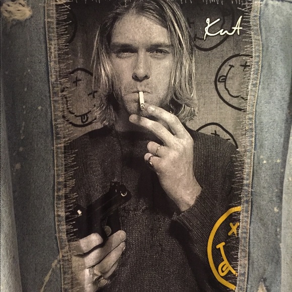 Kurt Cobain Love & Death Denim Jacket - Picture 4 of 8